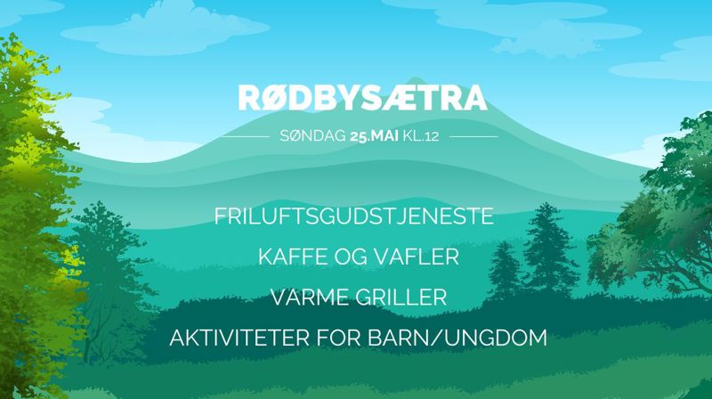 Friluftsgudstjeneste 25.mai