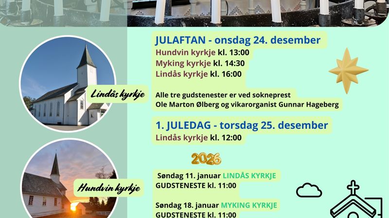 Velkommen til gudsteneste!