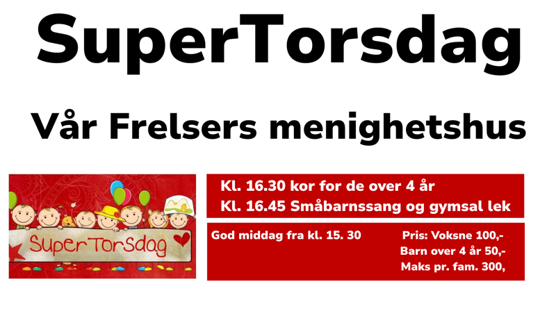 Velkommen til supre torsdager