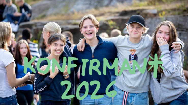 Påmelding til konfirmantåret 2026/27