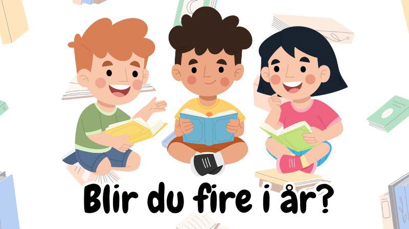 Familiegudstjeneste med fireårsbokutdeling!