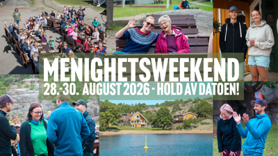 Bli med på menighetsweekend!