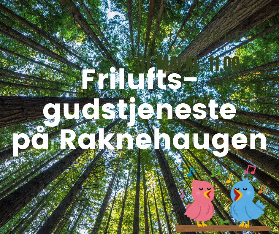 Friluftsgudstjeneste på Raknehaugen