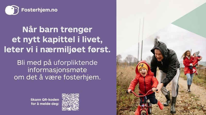 Lita jente i 6-årsalder venter på kristne fosterforeldre i Agder