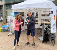 Besøk vår stand på Bragernes torg. Foto: Kirken i Drammen