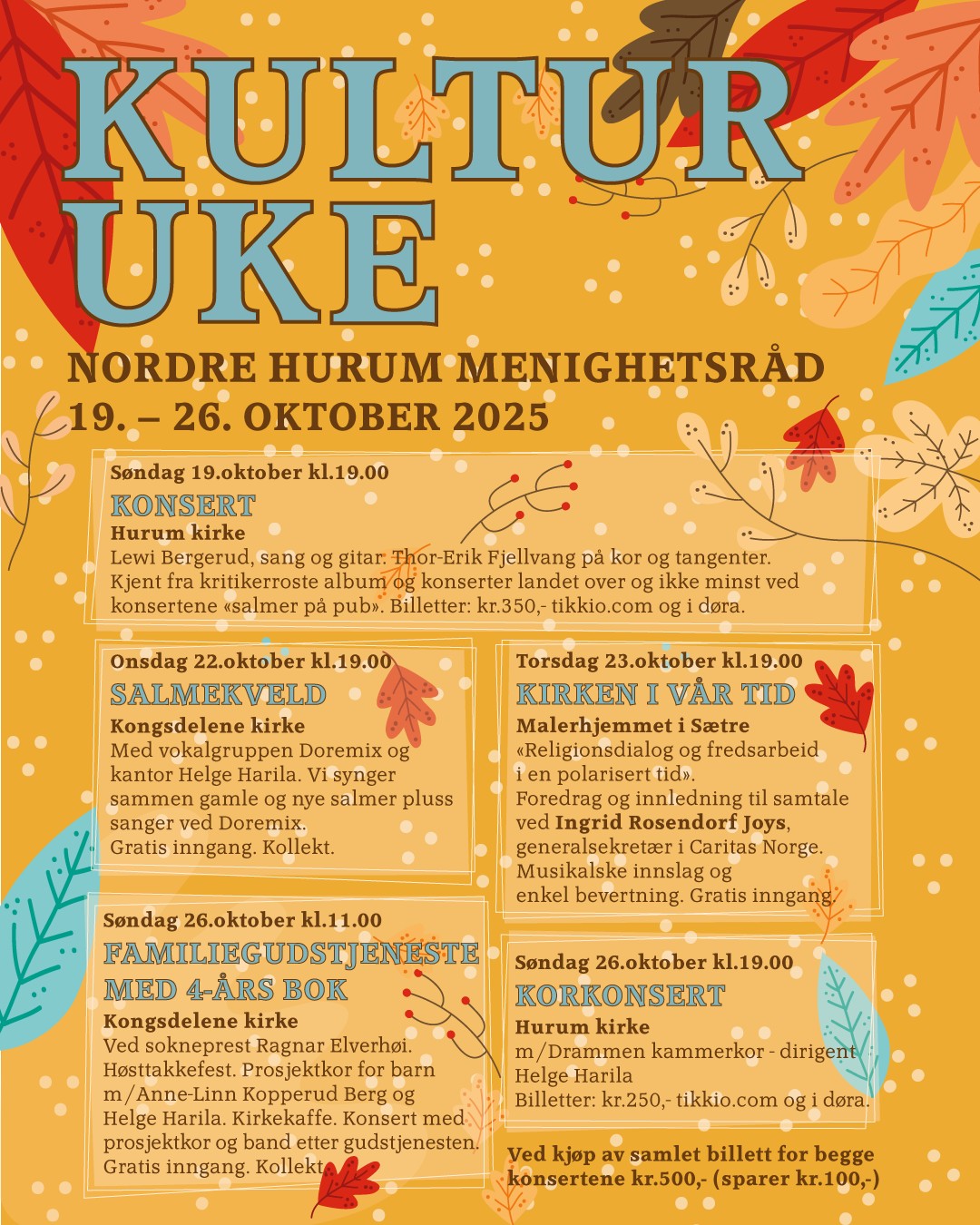 Plakat til Kulturuka 2025