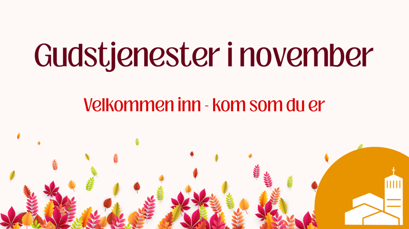 Gudstjenester i november 2026