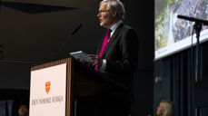 Harald Hegstad på åpningsmøtet på Scandic Nidelven. (Foto: Den norske kirke)