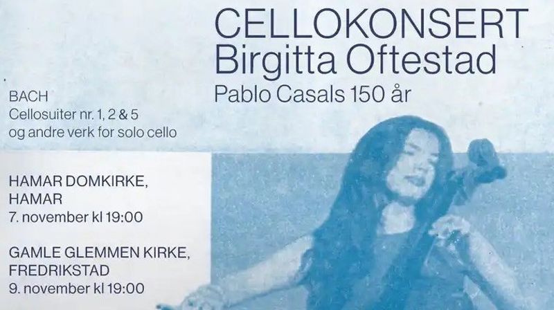 Den 9. november gjester cellisten Birgitta Elisa Oftestad Gamle Glemmen kirke