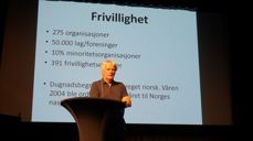 Frode Kyvåg har mange års erfaring med å drive frivillig arbeid. Han delte tips og råd.