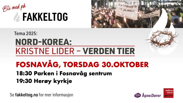 Fakkeltog i Fosnavåg 2025