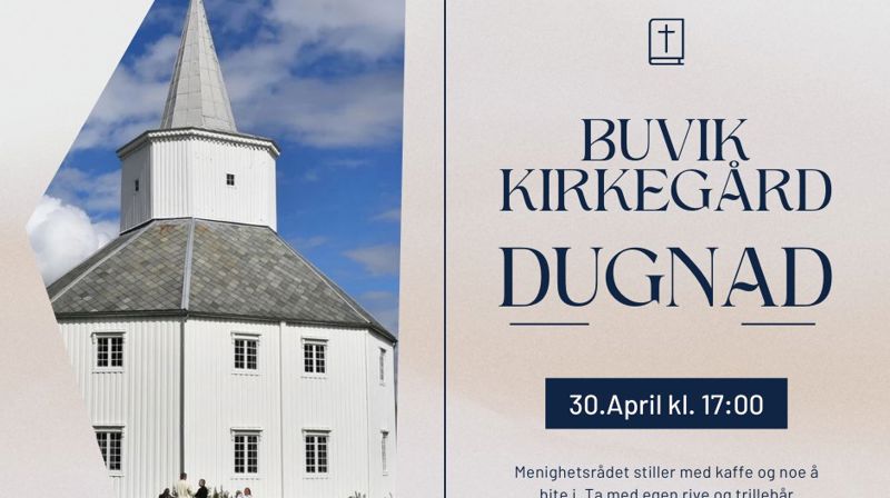 Velkommen til kirkegårds dugnad i Skaun (Venn), Buvika og Børsa
