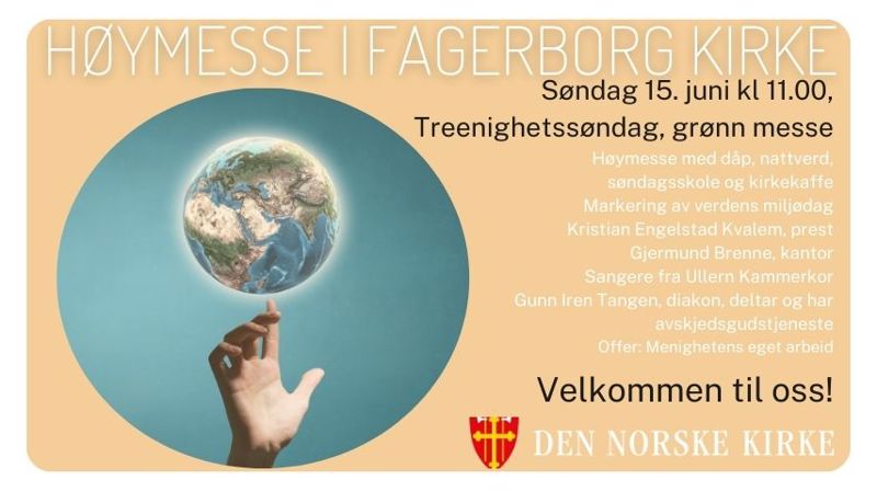 🌿 Høymesse på Treenighetssøndag
