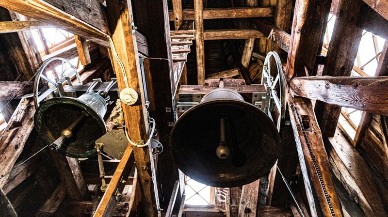 Kyrkjeklokkene ringer inn påska i ein time frå kl. 17.00. Foto: Martin Bakke Slåttsveen / Den norske kyrkja.