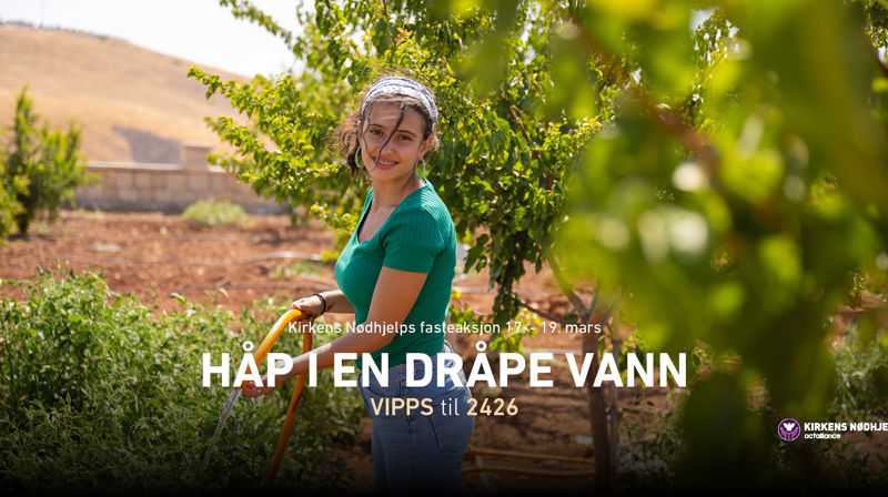 Håp i en dråpe vann fasteaksjon