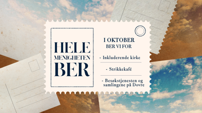 Hele menigheten ber