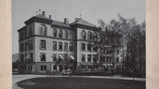 Gammelt bilde av Diakonissehuset, Offentlig bruk, hentet fra Nasjonalbibliotekets sider