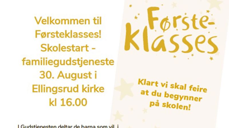 Førsteklasses familiegudstjeneste