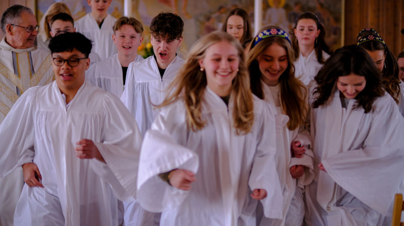 Konfirmasjonsgudstjeneste i Svinndal kirke 30. august