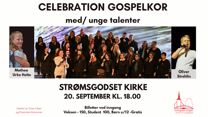 Gospelkonsert i Strømgsgodset