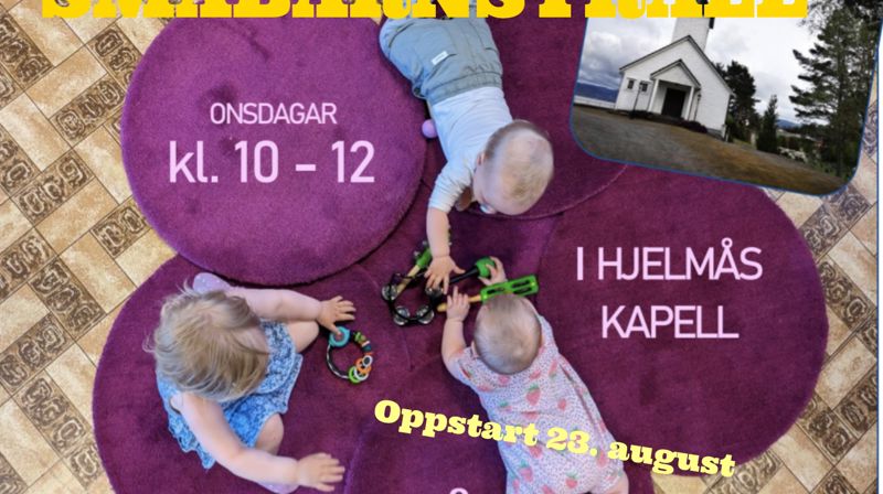 Småbarnstrall i Hjelmås kapell