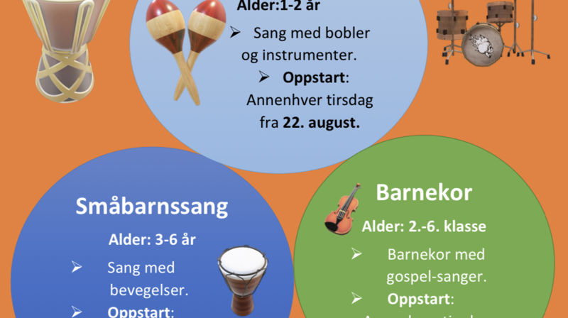 Barnesang med familiemiddag