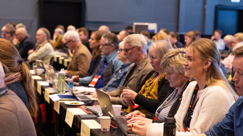 Plenumssalen kirkemøtet 2025 - Foto: Den norske kirke