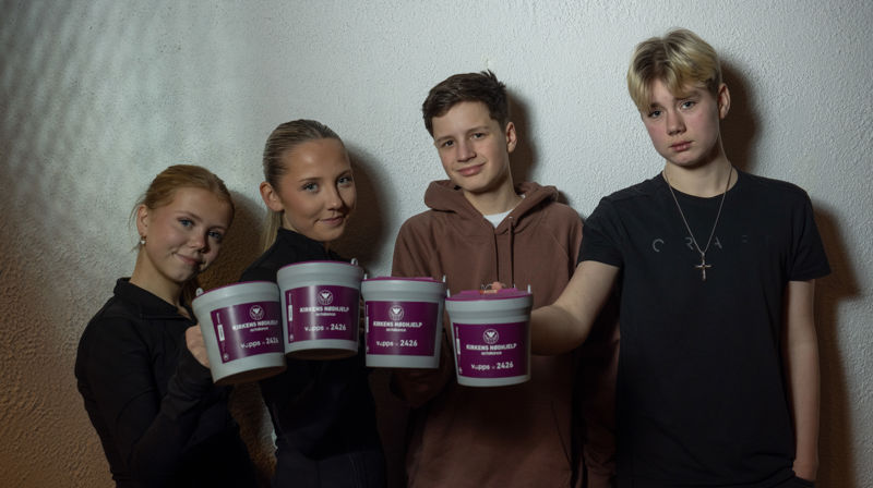 Tirsdag 19. mars går konfirmanter fra dør til dør for å samle inn penger til årets fasteaksjon. Foto: Kirkens Nødhjelp