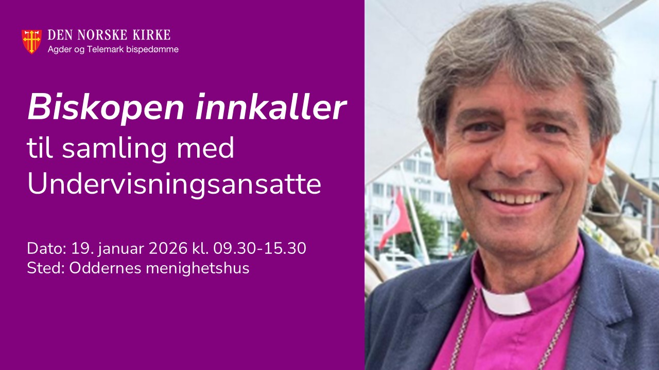 Biskopen innkaller undervisningsansatte