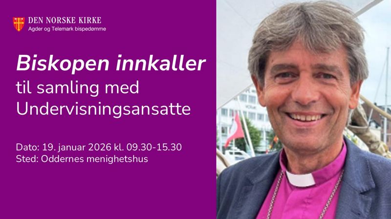 Biskopen innkaller undervisningsansatte