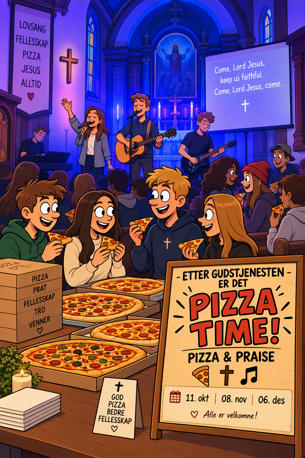 Pizza & Praise - Høsten 2026