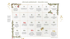 Alternativ julekalender er laget av Åshild Moen Arnesen
