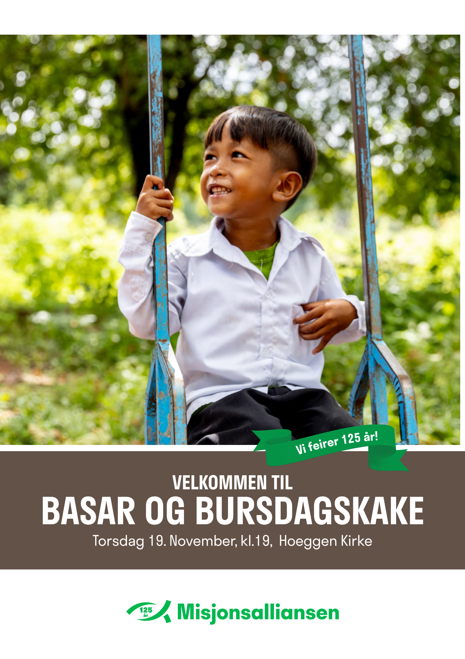 Basar og bursdagskake i Hoeggen kirke