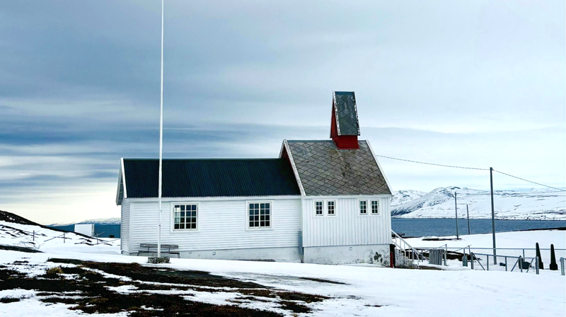 Repvåg kirke. Foto: Niels Westphal