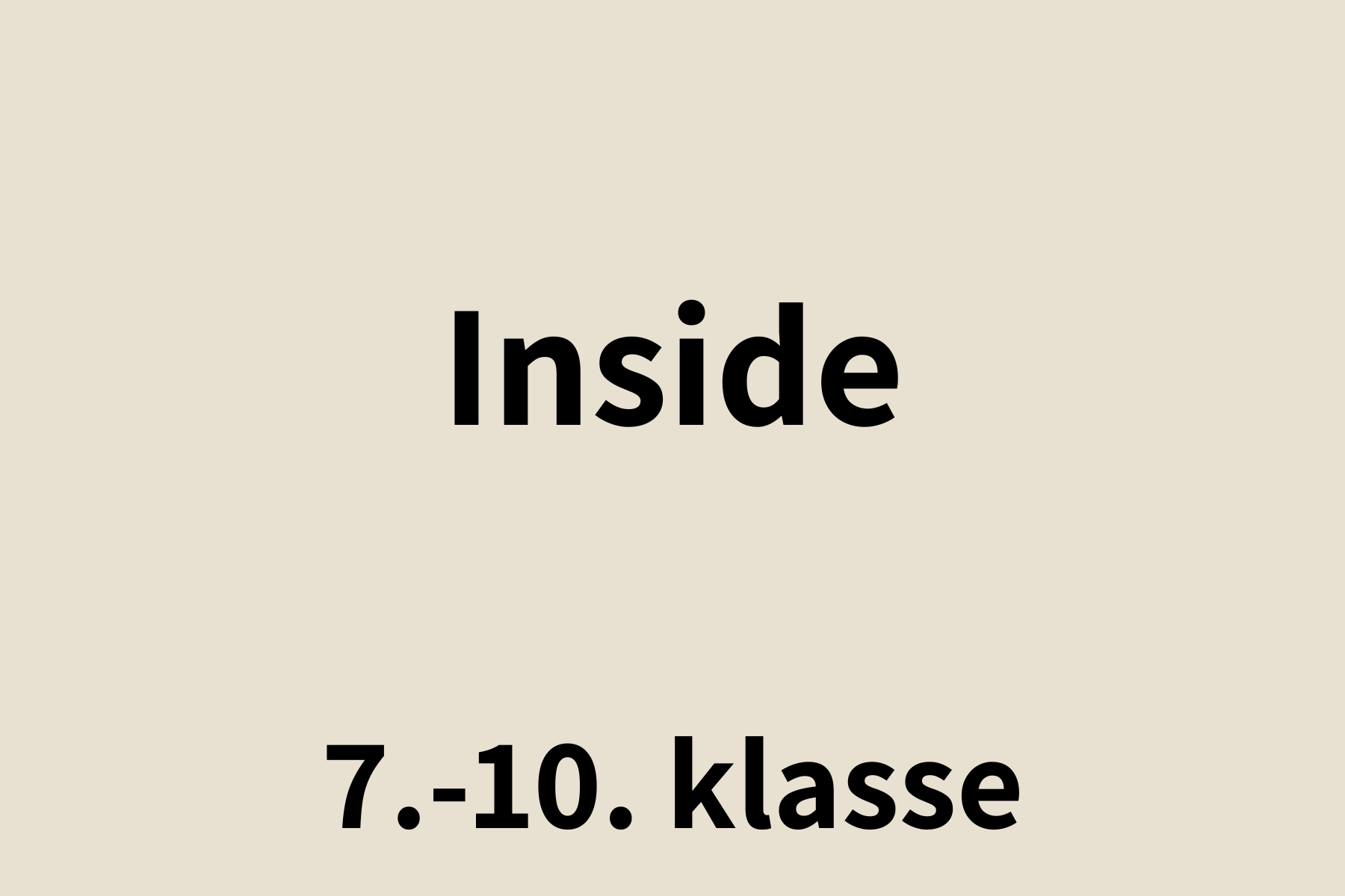 Inside 7. - 10. klasse