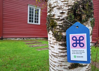 Denne fjøla forteller om kirkegården.Nina Hildre, Innlandet fylkeskommune.