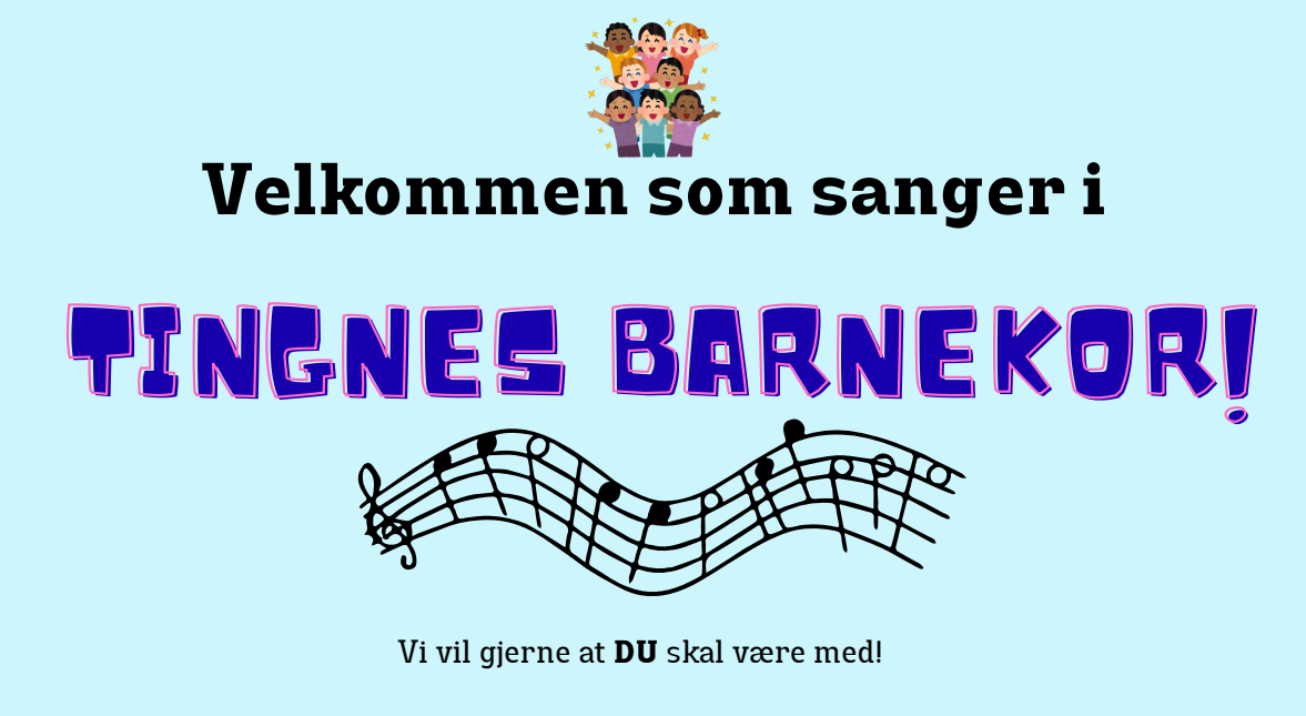 Kjenner du noen som kunne tenke seg å være med i vårt flotte barnekor? 