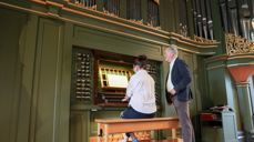 Her underviser ledende domkantor, Kåre Nordstoga. Foto: Den norske kirke.