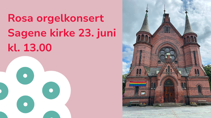 Rosa orgelkonsert i Sagene kirke
