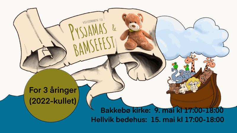Pysjamas og bamsefest for 2022-kullet
