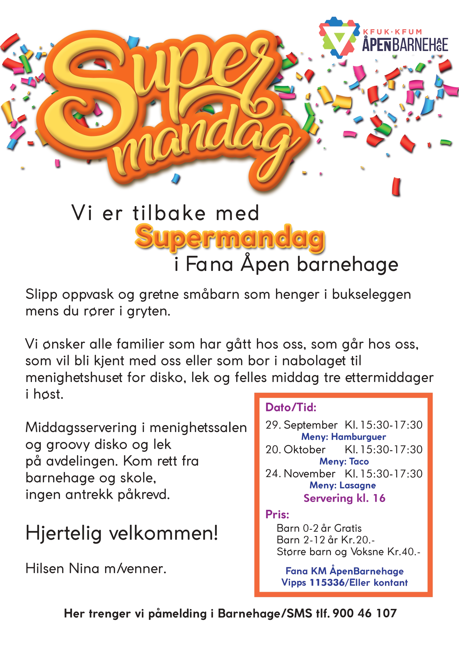 Plakat for Supermandag