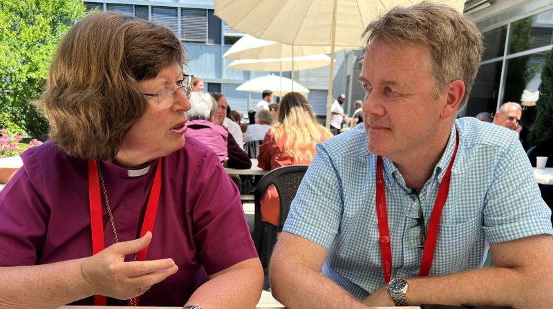 Ingeborg Midttømme og Kjetil Fretheim er Den norske kirkes medlemmer i sentralkomiteen i Kirkenes verdensråd. Foto: Kirkerådet.