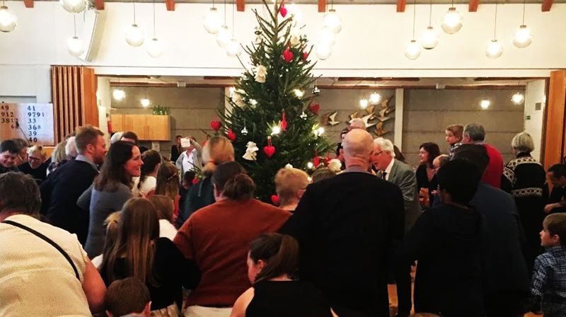 Juletrefest i Skårer kirke