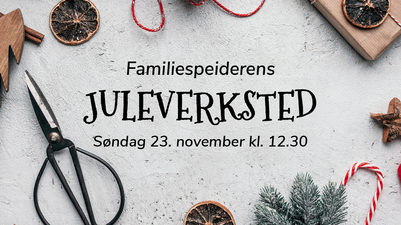 Bli med på juleverksted og lag morsom julepynt til årets julefeiring