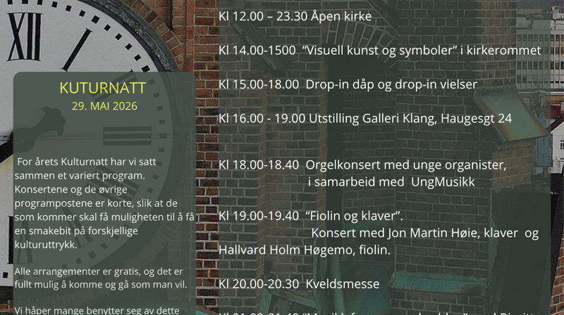 Velkommen til Kulturnatt 2026