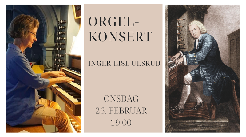 Orgelkonsert med Inger-Lise Ulsrud