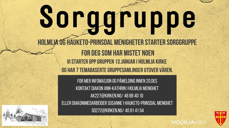Oppstart sorggruppe