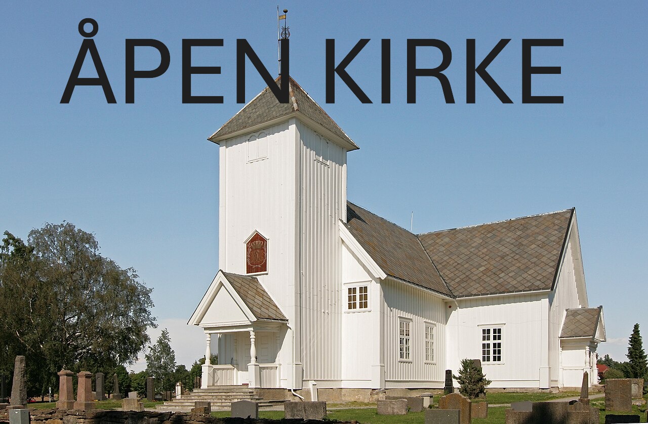 SØNDAG 26. juli ER DET ÅPEN KIRKE MED AFTENSANG