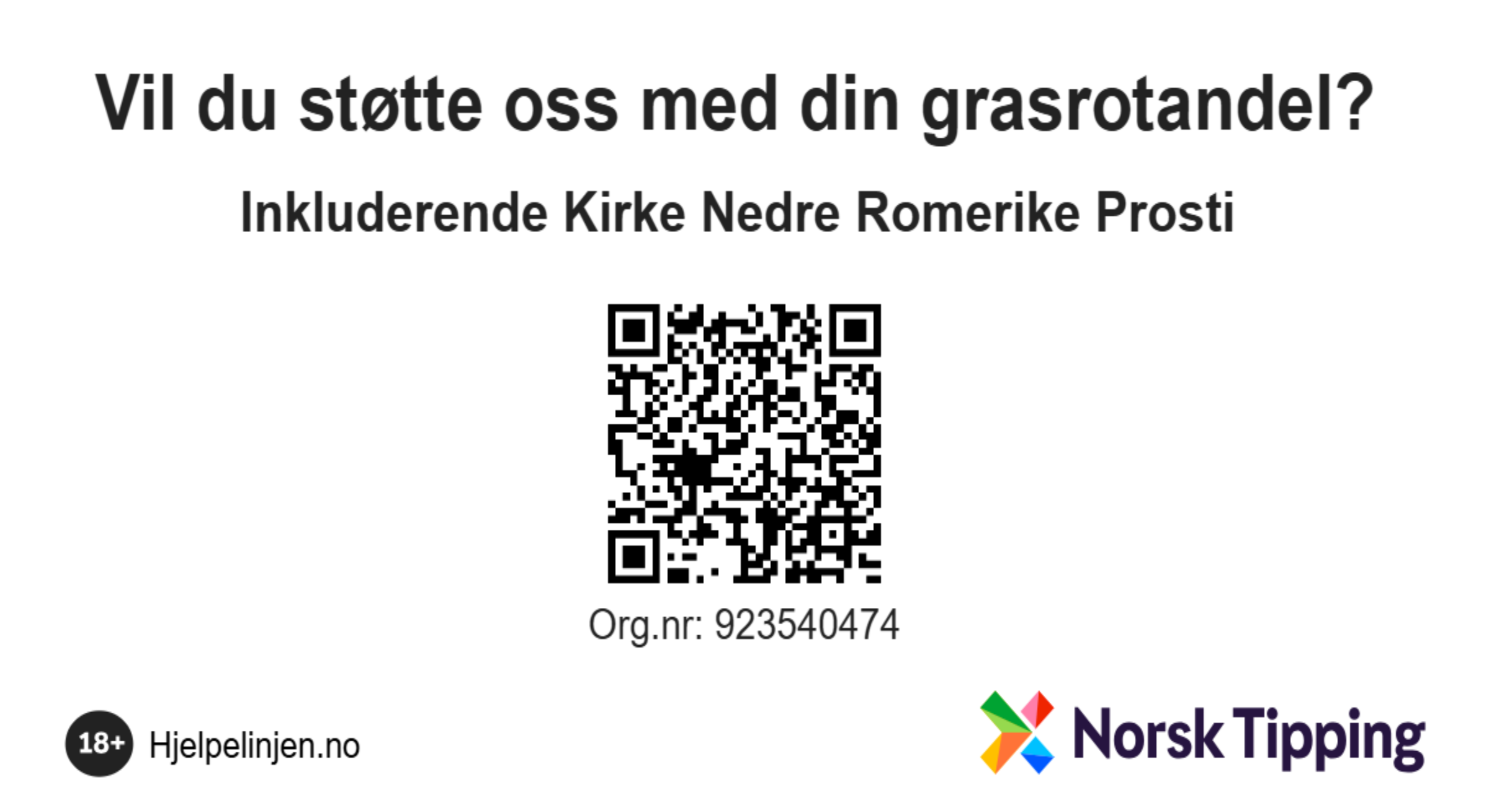 Grasrotandel til koret SYNG MED OSS