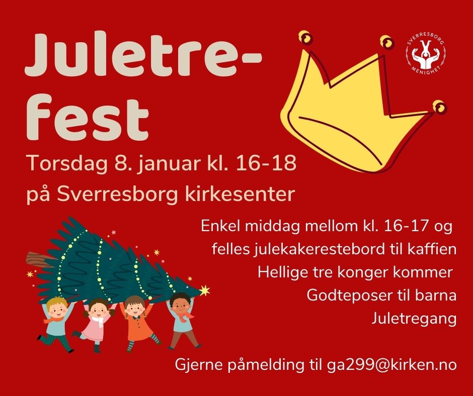 Velkommen til juletrefest 8. januar!